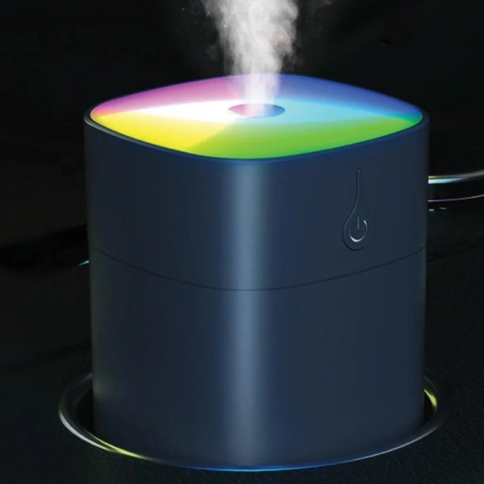 400ml Ultrasonik Hava Nemlendirici Buhar Yapıcı Difüzör Humidifier Gri
