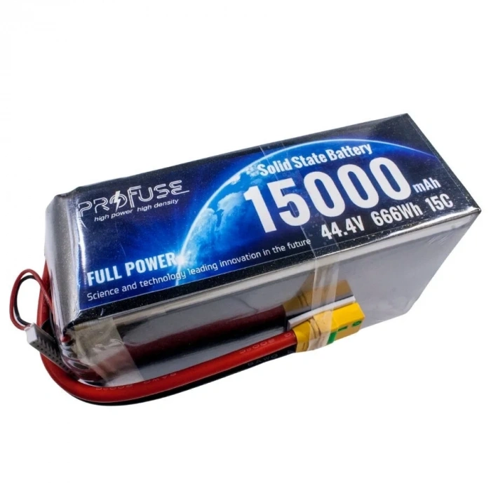 44,4V 12S 15000mAh 15C Solid State Lipo Batarya