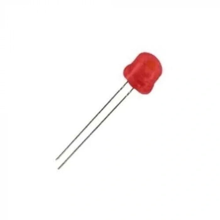 4.8mm Kırmızı Mantar Led Paketi - 10 Adet