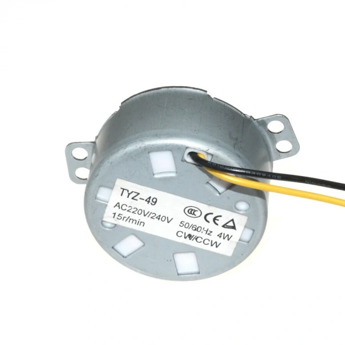 49-KYZ 15 rpm 4W AC Senkron Motor - Çift Yön