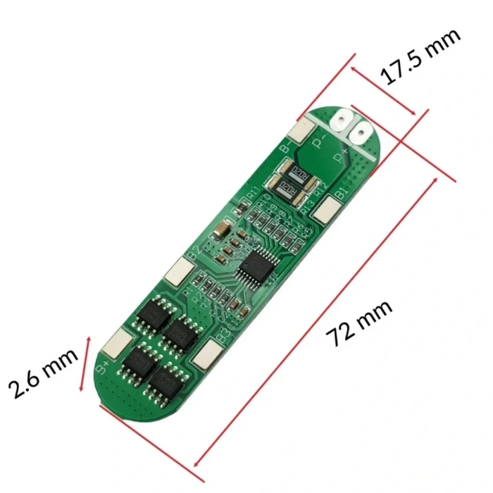 4S 12A BMS 14.8V 18650 Lityum Pil Şarj Koruma Devresi