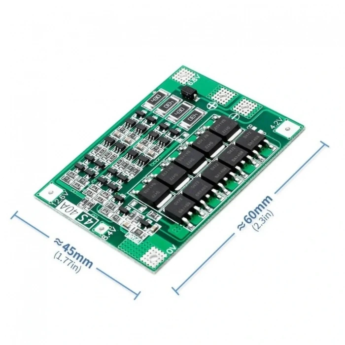 4S 40A BMS 18650 Balanslı Li-Ion Şarj Koruma Devresi