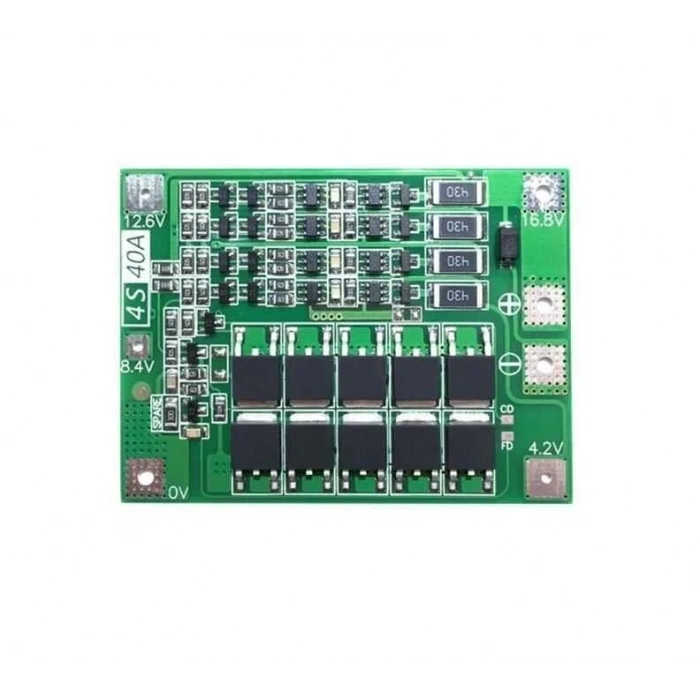 4S 40A LiPo & Lion & 18650 BMS Batarya Koruyucu Balans Devresi