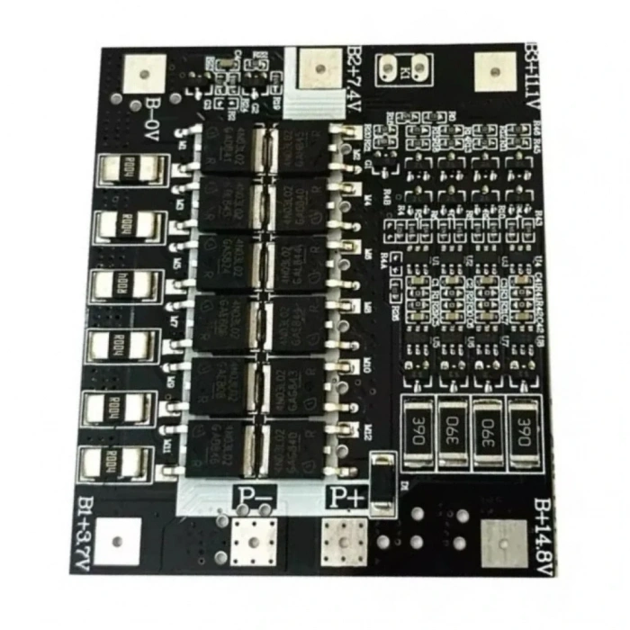4S 50A BMS 3.7V 18650 Lityum Pil Şarj Koruma Devresi