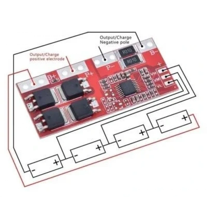4S LiPo & Lion & 18650 30A BMS Batarya Koruyucu Balans Devresi