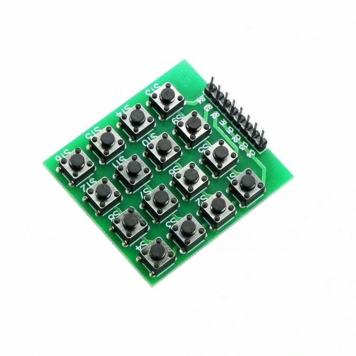 4x4 Matrix Tuş Takımı Keypad 16 Butonlu