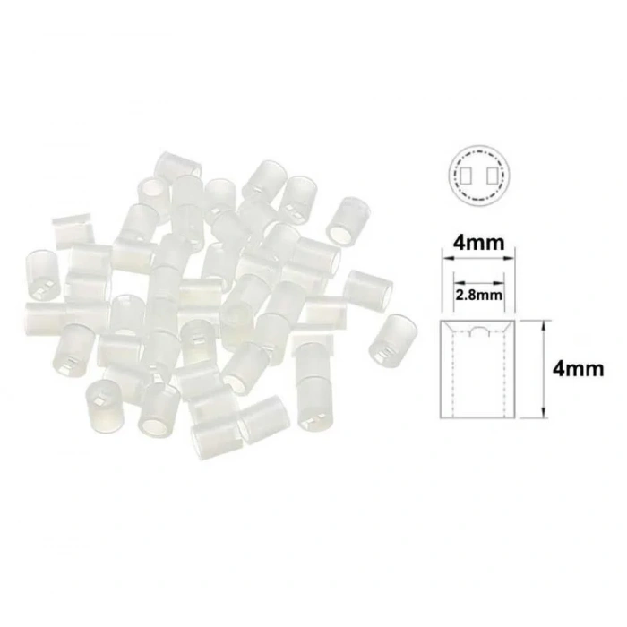 4x4mm Led Distans (Standoff) - Beyaz