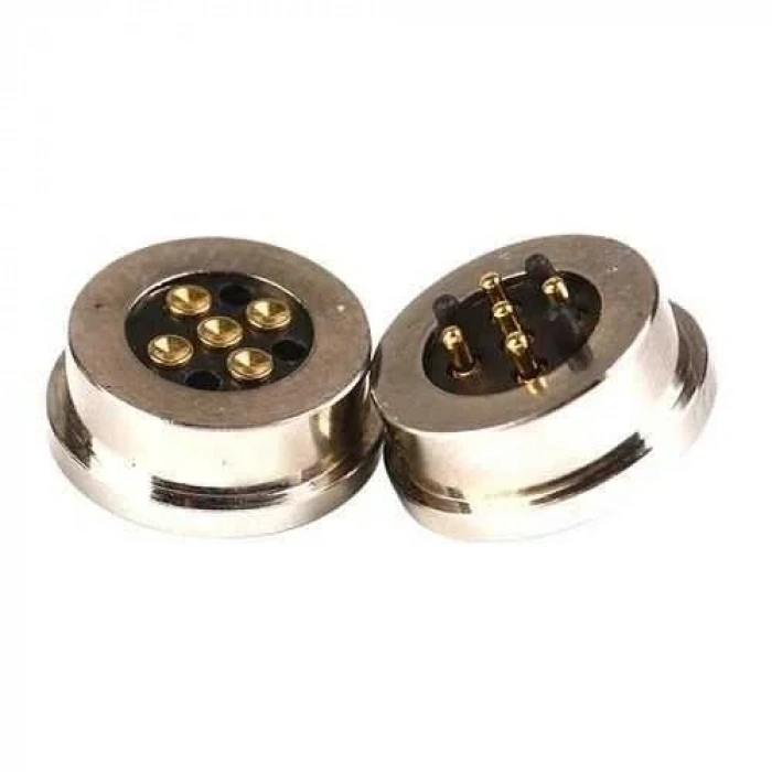 5-Pin 13.5mm Pogo Pin Manyetik Konnektör Takımı