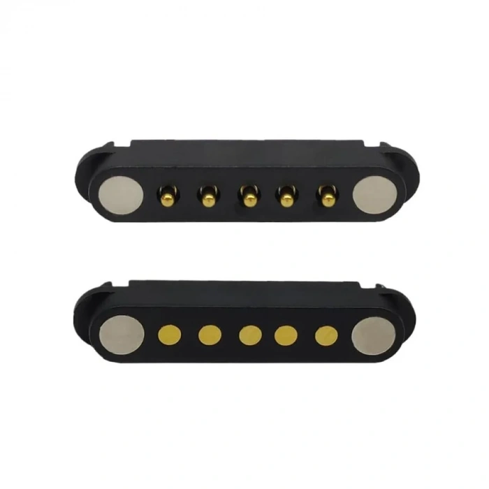 5-Pin 2.54mm Pogo Pin Manyetik Konnektör Takımı