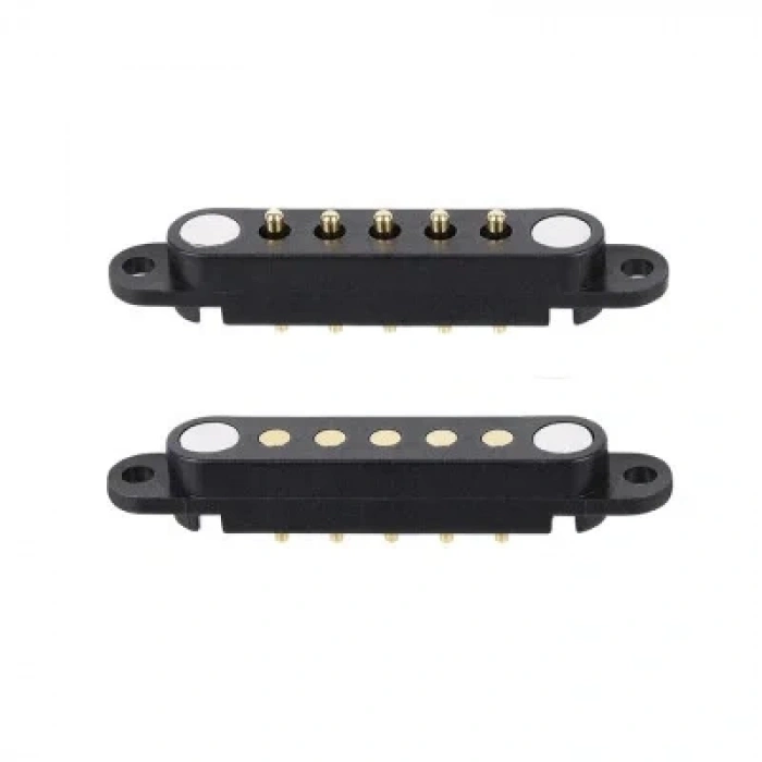 5-Pin 2.54mm Pogo Pin Manyetik Konnektör Takımı - Kulaklı
