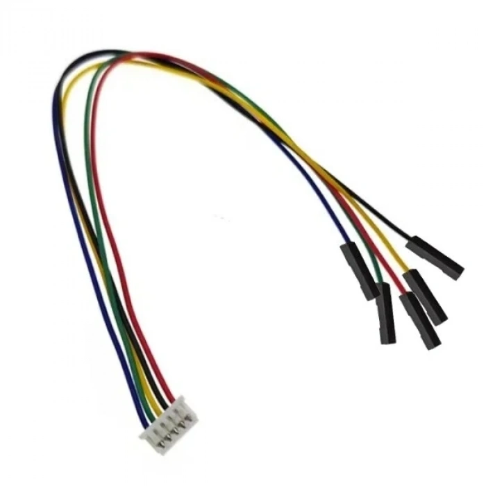 5-Pin JST 1.25mm Dişi - 2.54mm Dişi Dupont Dönüştürücü Kablo - 20cm