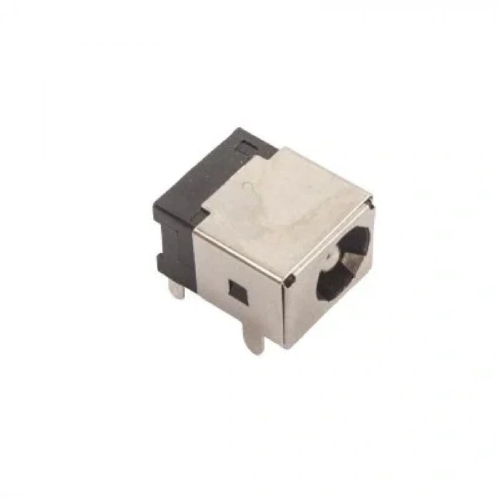 5.5x2.5mm DC Jack Şasesi - Yandan İğne Bacak