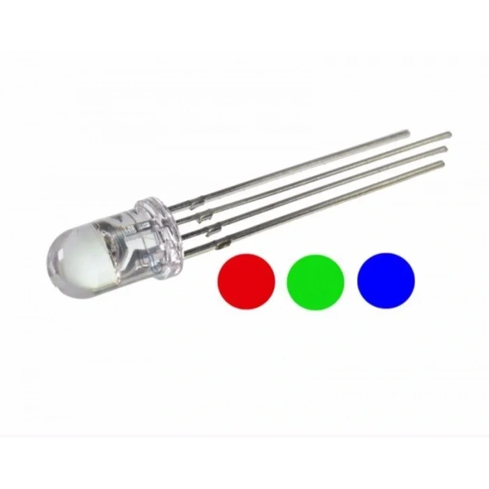 5mm RGB Led Ortak Katot - 4 Pin