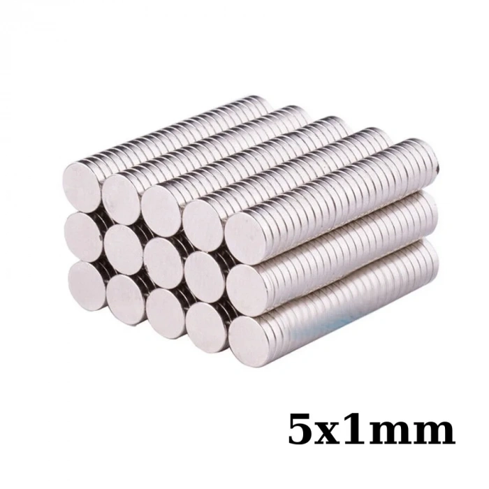 5x1mm Neodyum Güçlü Mıknatıs - Neodim Magnet
