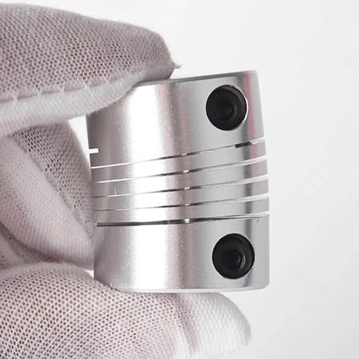 5x5mm Esnek Kaplin Alüminyum 3D Yazıcı CNC Uyumlu