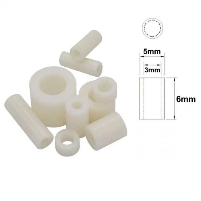 5x6mm Led Distans (Standoff) - Beyaz