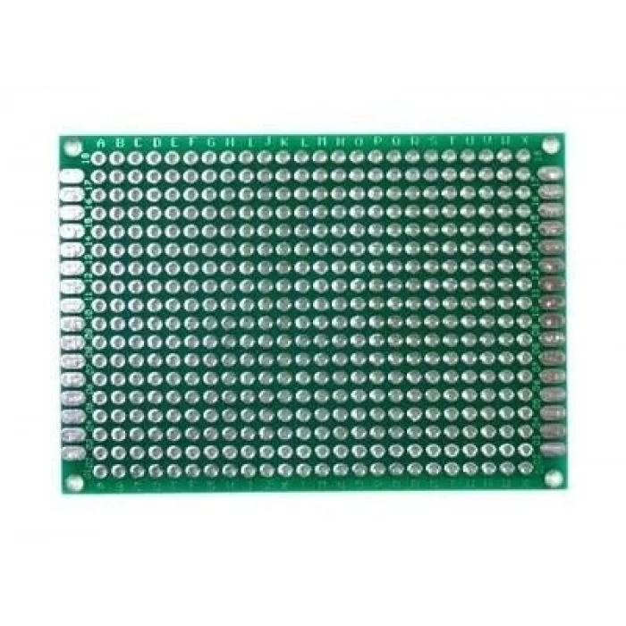 5x7cm Epoxy Çift Taraflı Delikli Plaket