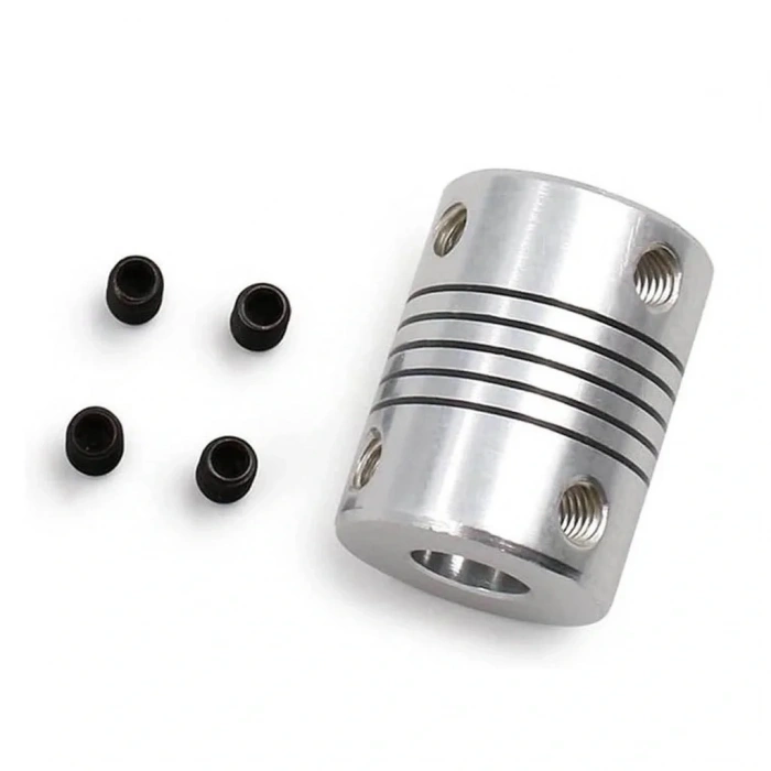 5x8mm Esnek Kaplin Alüminyum 3D Yazıcı CNC Uyumlu