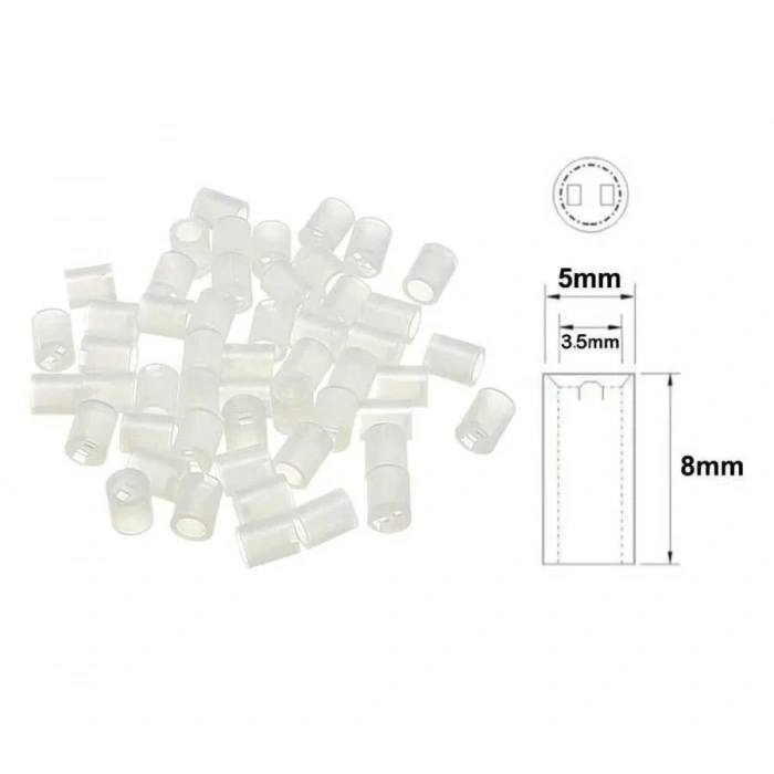 5x8mm Led Distans (Standoff) - Beyaz