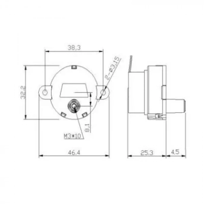 6-12V 7.5RPM Plastik Dişli Redüktörlü Motor