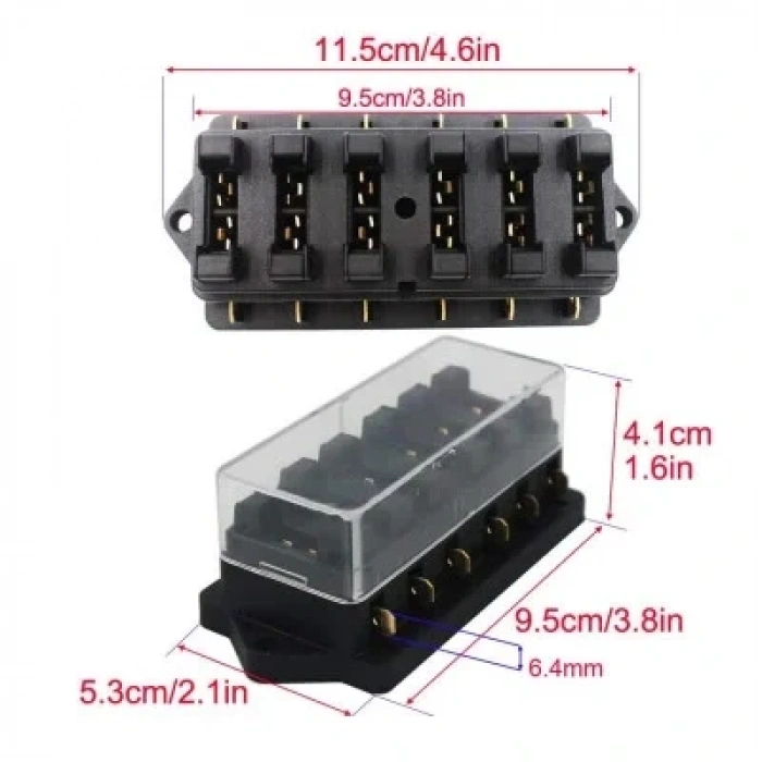 6 Kanal Oto Bıçak Sigorta Kutusu