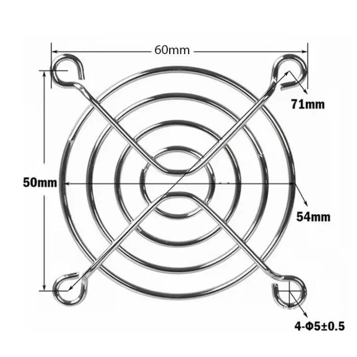 60x60mm Fan Koruma Teli