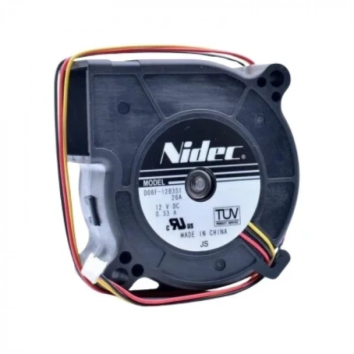 60x60x25mm 12V 0.33A 3P Salyangoz Fan