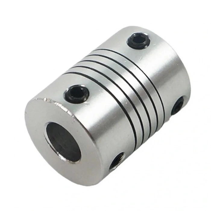 6.35x8mm Esnek Kaplin Alüminyum 3D Yazıcı CNC Uyumlu