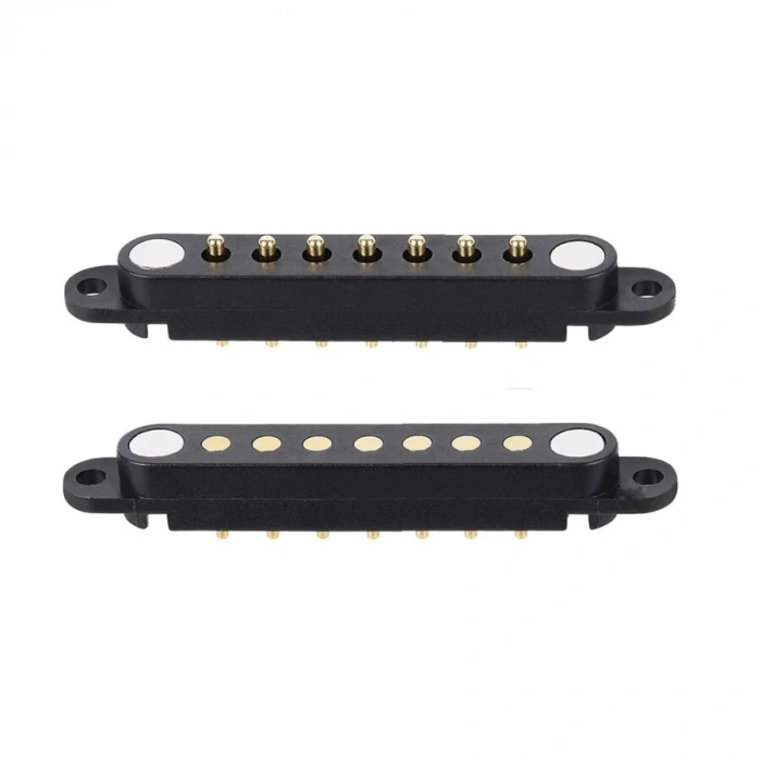7-Pin 2.54mm Pogo Pin Manyetik Konnektör Takımı - Kulaklı