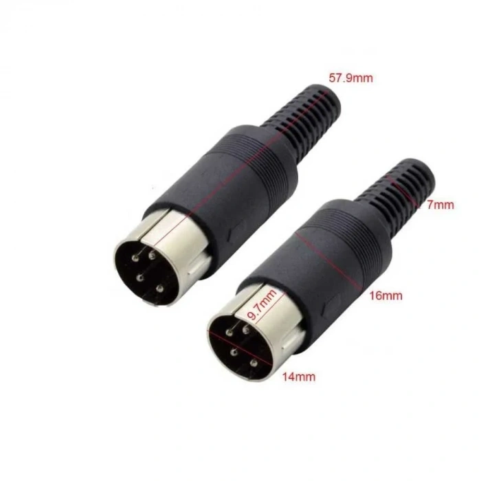 7 Pin Erkek DIN Konnektör