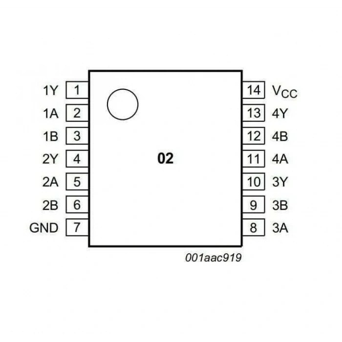 74HC02 SMD Entegre
