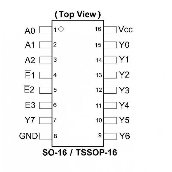 74HC138 SMD Entegre