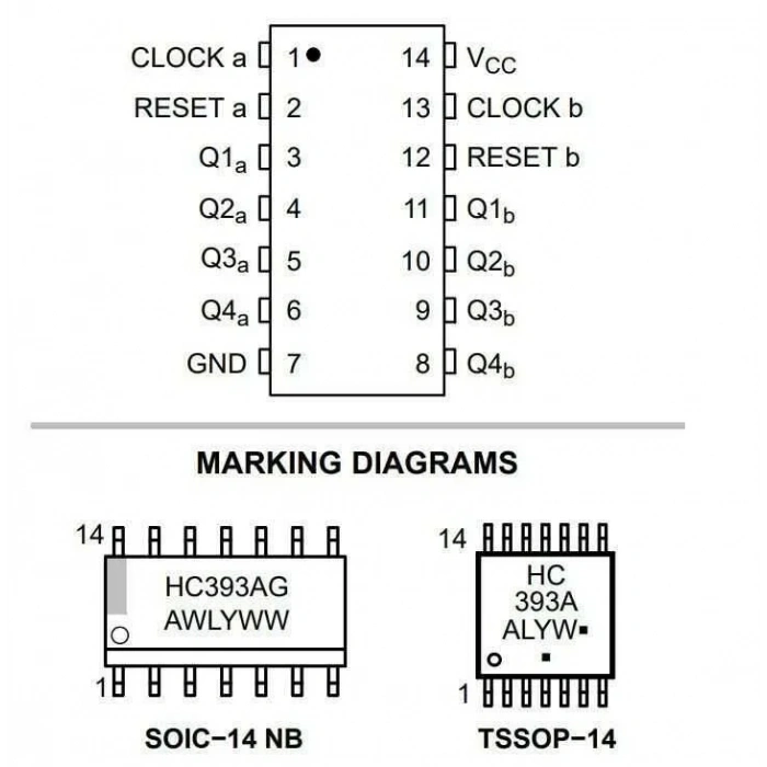 74HC393 SMD Entegre