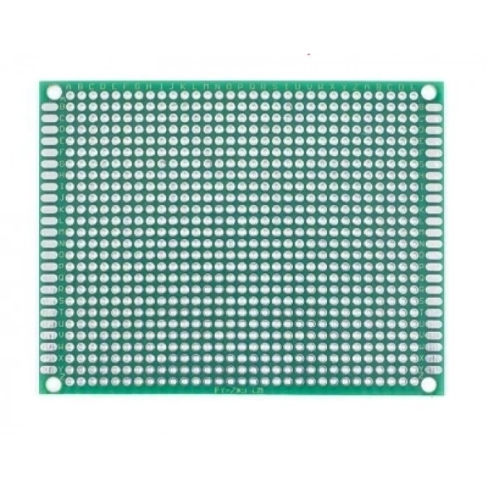 7x9cm Epoxy Çift Taraflı Delikli Plaket