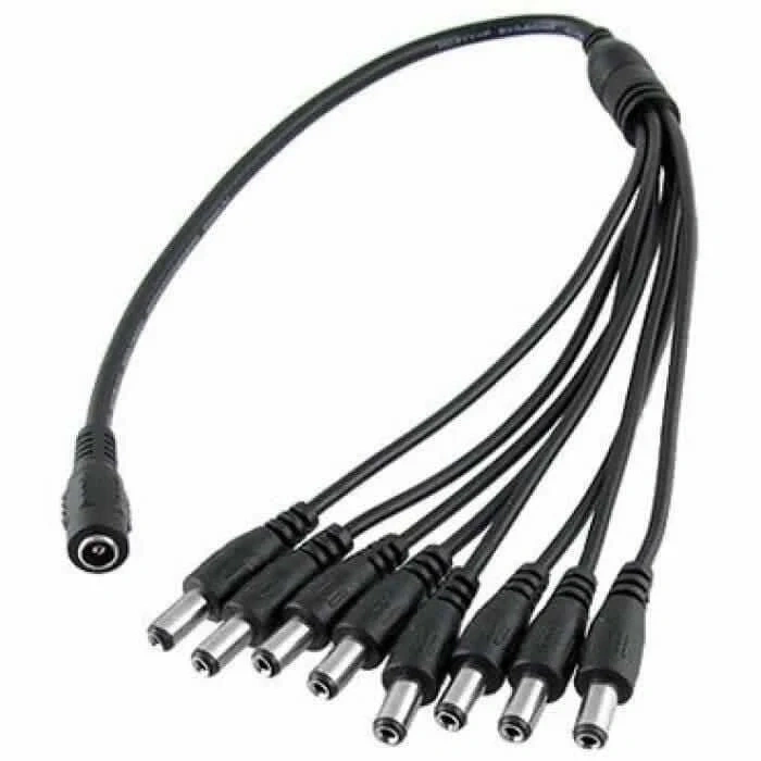 8 Başlı DC Adaptör Çoklayıcı Kablo