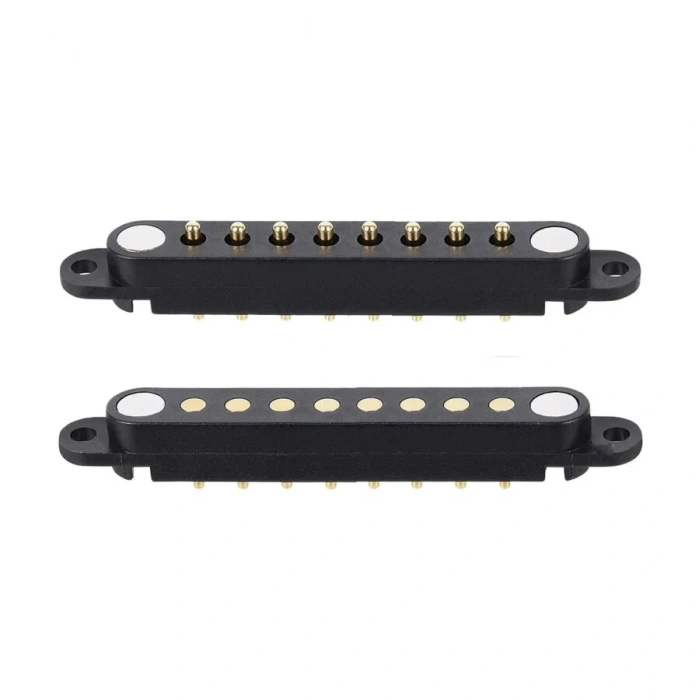 8-Pin 2.54mm Pogo Pin Manyetik Konnektör Takımı - Kulaklı
