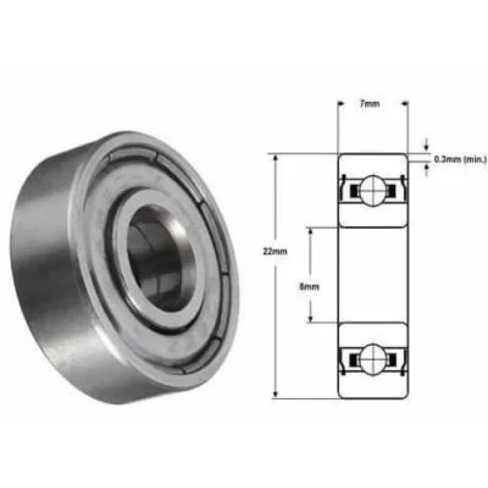 8mm Rulman 608zz