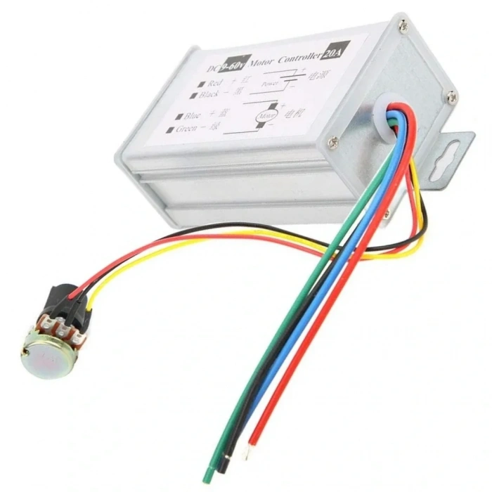9-60V 20A PWM DC Motor Hız Kontrol Modülü