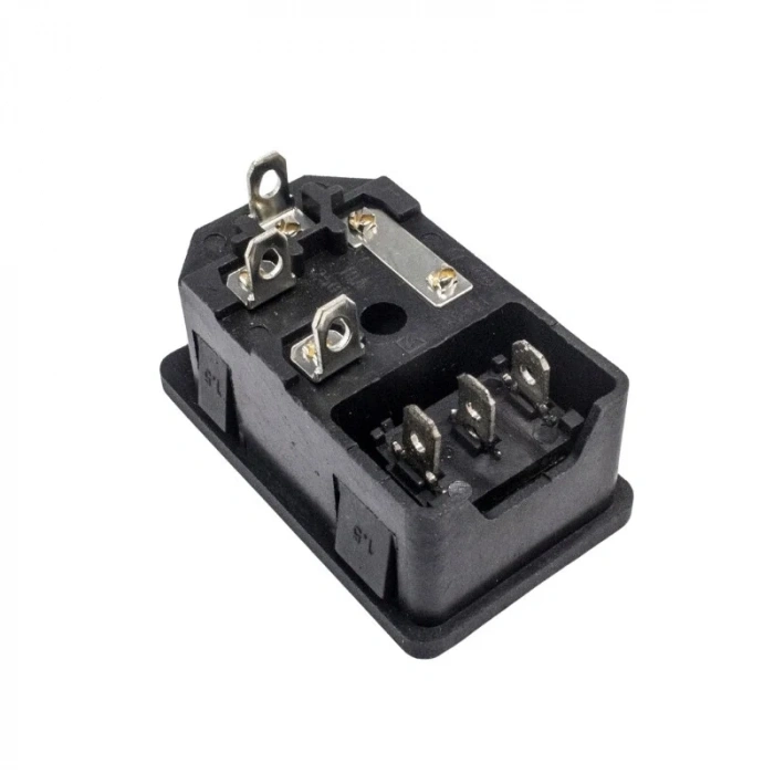 AC-01 Erkek Power Soketi On-Off-On Anahtarlı