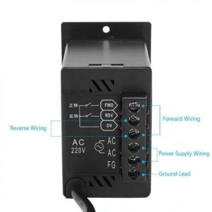 AC 220v 200W Dijital Motor Hız Kontrol Modülü