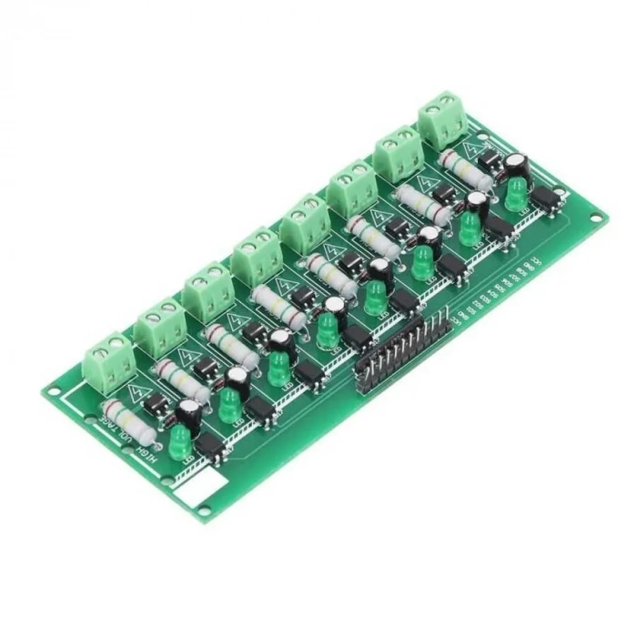 AC 220V 8 Kanal Optokuplör İzolasyon Modülü
