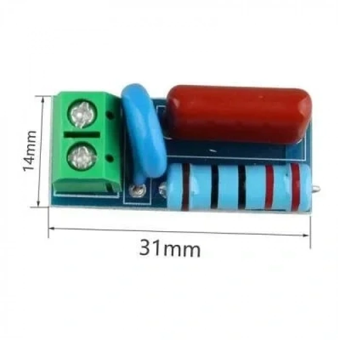AC/DC 5V-400V Snubber Devresi - Röle Kontak Koruma Modülü