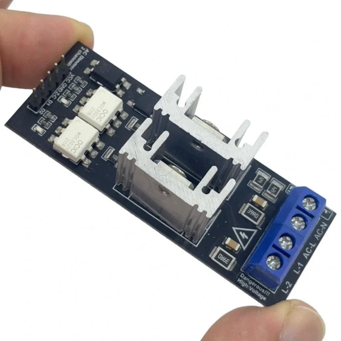 AC Voltaj Ayarlayıcı Dimmer Modülü 110-400V 2 Kanal