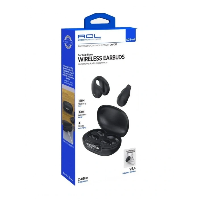 ACB-64 5.4 Versiyon Kemik İletimli Tasarımlı Wireless Kulaklık