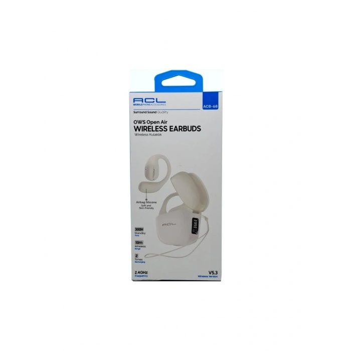 ACB-68 V5.3 Dijital Göstergeli Wireless Kulak İçi Bluetooth Kulaklık