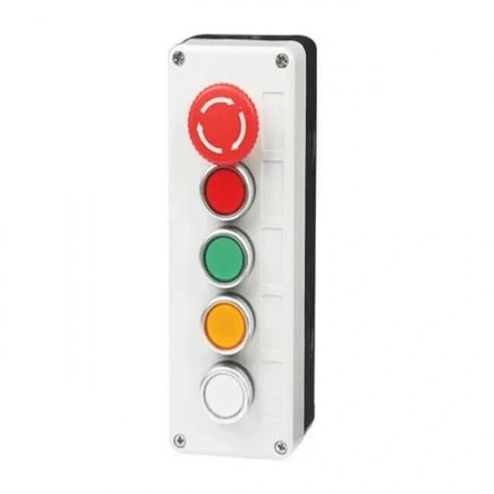 Acil Stop ve Dörtlü Push Buton Kutusu