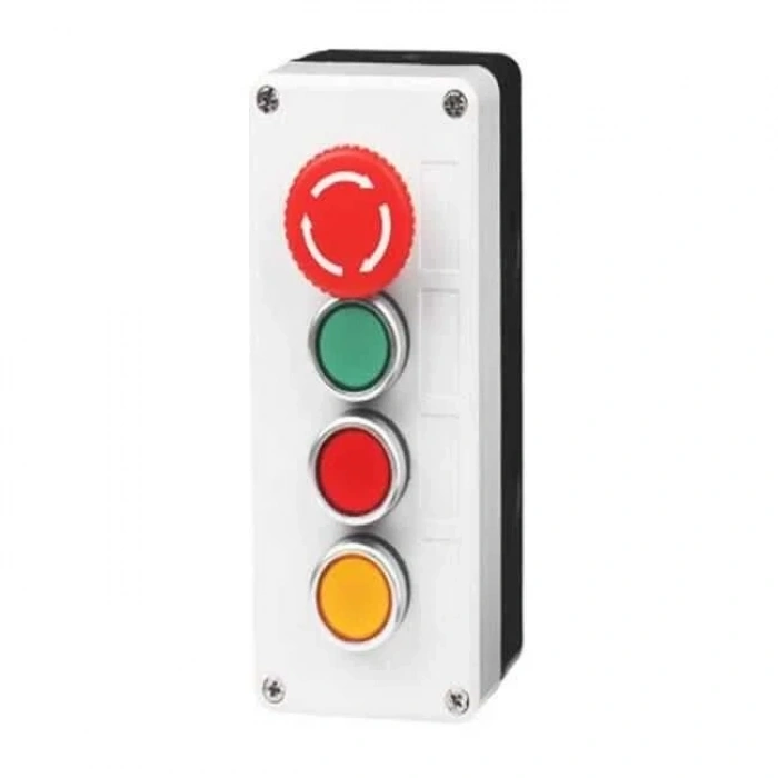 Acil Stop ve Üçlü Push Buton Kutusu