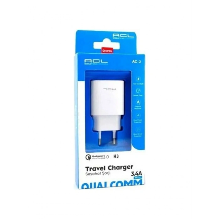 ACL H3 3.4A 18Watt Q.C 3.0 Şarj Başlığı