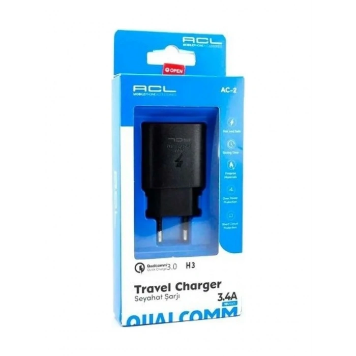 ACL H3 3.4A 18Watt Q.C 3.0 Şarj Başlığı