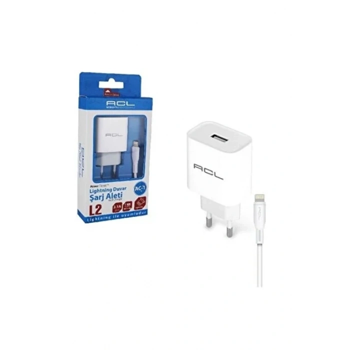 ACL L3 PD 3.4A 25 Watt 1xUSB-C 1mt Lightning Kablo Şarj Aleti